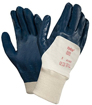Guante 47 – 400 Hylite ligero azul recubierta de nitrilo 3.1.1.1, azul