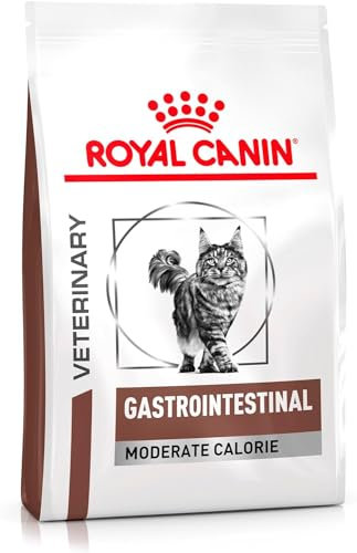 Royal Canin Veterinary Gastrointestinal Moderate Calorie | 400 g | Trockenfutter für Katzen | Kann unterstützend bei gastrointestinalen Erkrankungen helfen | Hohe Akzeptanz