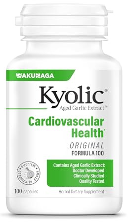 Kyolic Aged Garlic Extract Formula 100, Cardiovascular Health*, 100, Capsules.