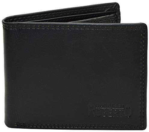 flevado Echt Leder Geldbörse Portemonnaie schmales Design RFID Schutz