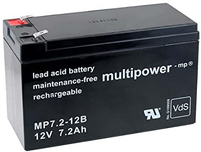 akku-net Batteria ricaricabile di ricambio per USV APC Back-UPS CS350, 12V, Lead-Acid