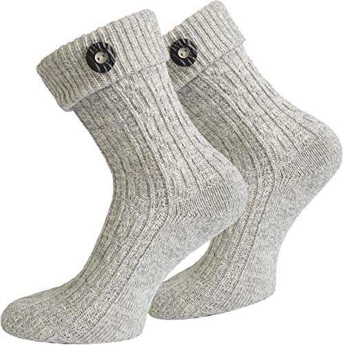 normani Trachtensocken Umschlag-Söckchen im Landhaus-Stil