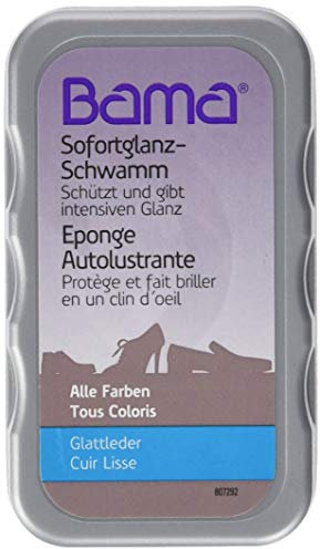 Bama Unisex-Erwachsene Sofortglanz-Schwamm Schuhpflegeprodukt, Farblos