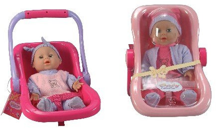 Simba 5095913 Baby Puppe 38 cm + Tragschale