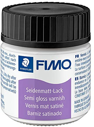 Staedtler FIMO Lack seidenmatt Wasserbasis, 35 ml (1er Pack)
