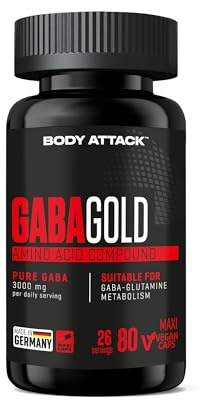 Body Attack Gaba Gold 80 Kapseln, 1er Pack (1 x 95 g)