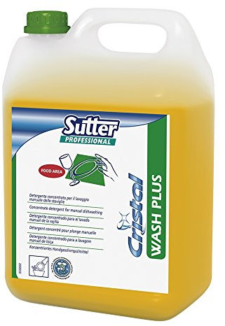Sutter Professional Wash Plus Detergente Neutro per Stoviglie, 5 kg