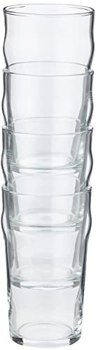 Pasabahce 2612653 Nonic Pint Glasses CE 20oz - Set of 4 | Imperial Pint Glasses, English Pub Glasses