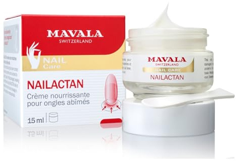 Nailactan Crème Nourrissante Ongles Abîmés - en Pot - Renforce & Répare les Ongles Dévitalisés - Formule Enrichie en Acides Aminés, Lipides & Vitamines - Soin Quotidien -15 ml