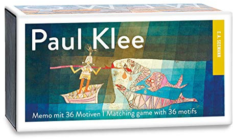 E. A. Seemann Paul Klee Memo | Gedächtnisspiel mit 36 Motiven | Matching Game with 36 Motifs