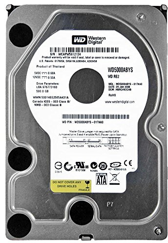Western Digital RE2 500 GB SATA 16MB 7200RPM - Disco Duro (500 GB, 7200 RPM)