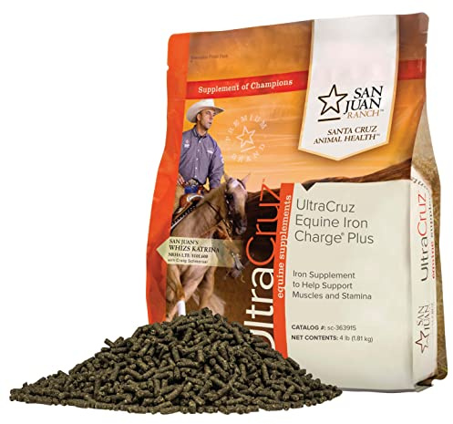 UltraCruz Equine Carga de Hierro® Suplemento para Caballos, 4 Libras