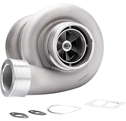 maXpeedingrods Turbocompressore Universale Perfetto per tutti i motori T4 Turbina GT45 GT42 Turbocharger a banda V 600+HP Raffreddato ad olio 【Inventario Europeo】