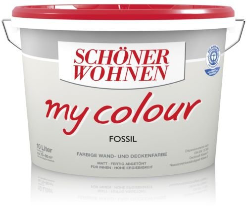 Schöner Wohnen Wandfarbe My Colour 10 L., Zarte Farben Fossil Matt
