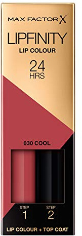 Max Factor Lipfinity 30 Cool, 1er Pack (1 x 2,3 ml & 1 x 1,9 ml)