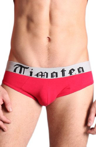 Timoteo Classic Athlete Jock Brief - red - S, 1er Pack (1 x 1 Stück)