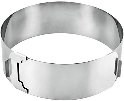 Cercle à pâtisserie réglable Inox