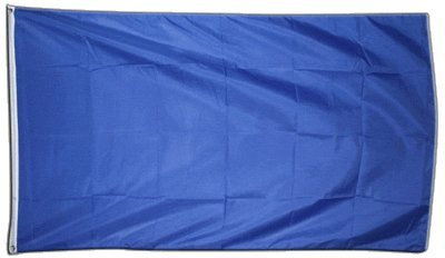 Flagge Einfarbig Blau - 60 x 90 cm