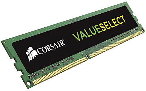 Corsair Value Select - Módulo de Memoria Principal de 4 GB (1 x 4 GB, DDR3, hasta 1600 MHz, CL11) (CMV4GX3M1A1600C11)
