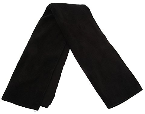 Mens Thermal Polar Fleece Winter/Ski Scarf (158cm x 26cm) (Black)