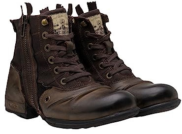 Replay Herren Stiefel Clutch mit Reißverschluss, Braun (Dk Brn 018), 40