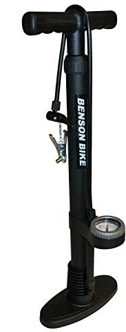 hepoluz 007413 Fahrrad-Pumpe mit Manometer