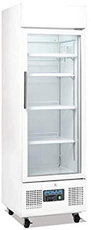 Polar G-Series Upright Display Fridge 218Ltr White