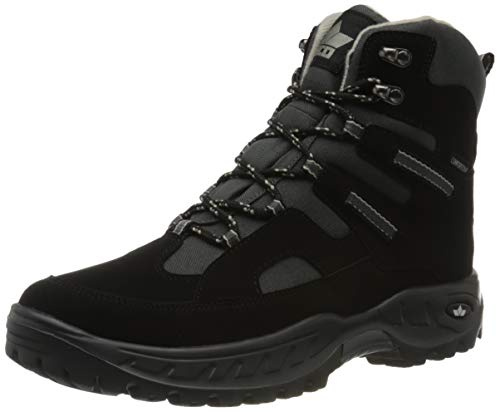 Lico FLAKE Herren Schneestiefel, Schwarz/ Grau, 42 EU