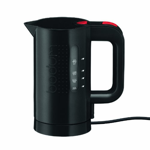 Bodum BISTRO - Hervidor de agua eléctrico, capacidad de 0,5 l, color negro