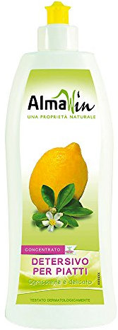 Almawin, Detersivo piatti limone e citronella bio, 500ml