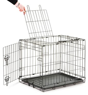Savic - Cottage - Cage de transport pour chien - Noir poudré - 91 x 57 x 62 cm