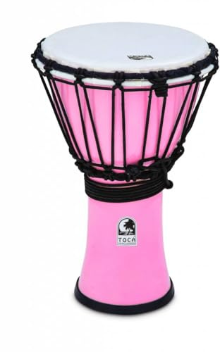 Toca TO803316 - Djembe Freestyle Colorsound 7'', color rosa pastel