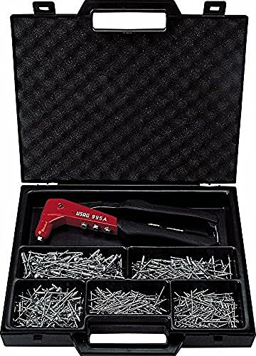USAG 995 K - Assortimento con rivettatrice in cassetta di plastica (501 pz) 995005