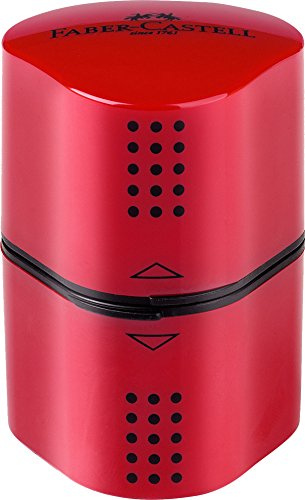 1x Faber-Castell Anspitzer rot