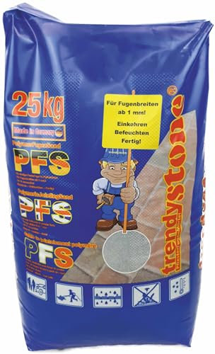 trendystone Polymerfugensand 25 kg Basalt-anthrazit - Pflasterfugenmörtel für schmale Fugen ab 1 mm Fugenbreite