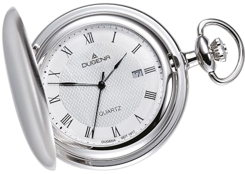 Dugena - 4288041 - Taschenuhr - weiß/silber