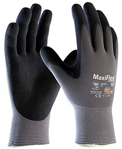 MaxiFlex Ultimate 34-874 Arbeitshandschuhe, mit Nitrilschaumbeschichtung, Gr. 9/L, 1 Paar