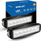 Wowled 6 Inch Led Light Bar - 2 Pack 18W Work Lights 12V - Off Rd, Reverse, Fog Lights - ATV, Ute, 4WD
