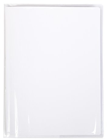Calligraphe 73500C - Heftumschlag / Heftschoner / Hefthülle Calligraphe Cristalux DIN A4+ 24x32 cm, Lesezeichen und Klarsichthüllen, aus PVC transparent und strapazierfähig, glatt, Farblos, 1 Stück