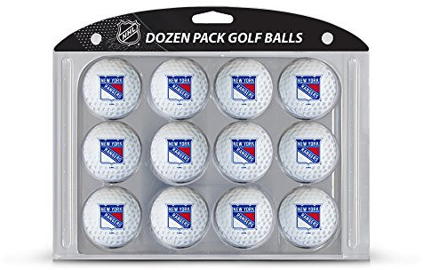 Team Golf NHL New York Rangers Golfbälle, 12 Stück Dutzend Golfbälle in regulärer Größe, 12 Stück, vollfarbig, langlebiger Team-Aufdruck