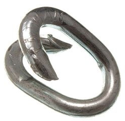 Pack 5 Chain Fence Repair Link 8Mm 5/16 Inch Weatherproof Bzp Zinc Plated