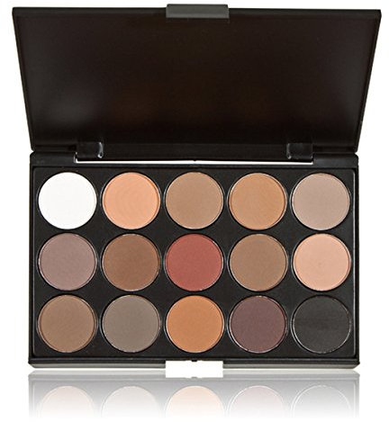 Palette de Fard à paupières, FantasyDay 15 Couleurs Professionnelle Shimmer Matte Ultra Pigmenté Bases de Ombre à paupières Maquillage Palette Cosmétique Set - Eyeshadow Makeup Beauty Kit