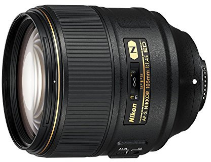 AF-S NIKKOR 105mm f/1.4E ED Lens black