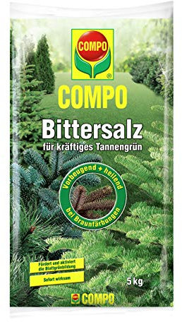 COMPO Bittersalz für alle Fichten, Tannen und andere Koniferen, Gartendünger, 5 kg