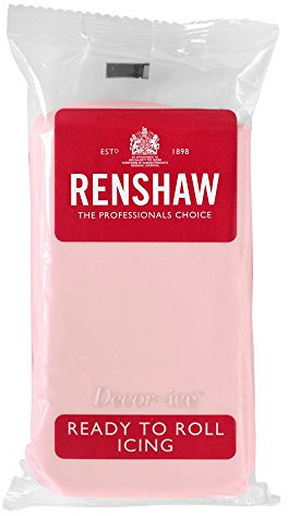 500g Renshaw Ready To Roll Icing Fondant Cake Regalice Sugarpaste BABY PINK