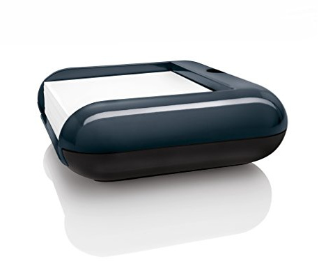 SIGEL SA162 Sticky Note Box, 11 x 4 11 cm, Dark Grey