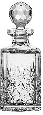 Royal Scot Crystal Edinburgh Wine Suite Carafe à décanter carré