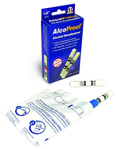 Travelspot 92893 Alcoproof NF Approved Breathalyser Twin Pack