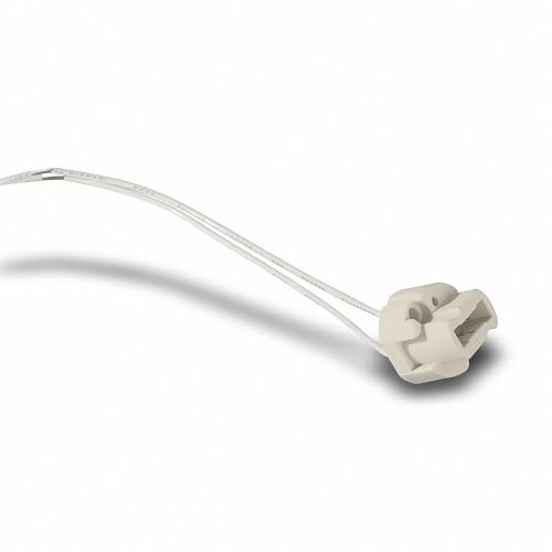 Mextronic Lampensockel G9 50 Stück HAL-SOCKEL G9 - Halogen-Fassung G9 VDE Hochvolt Keramik 190-230V