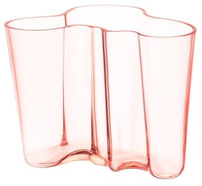 Iittala Aalto Vase, Glas, Lachsrosa, 19 x 20 x 16 cm, 1 Einheiten
